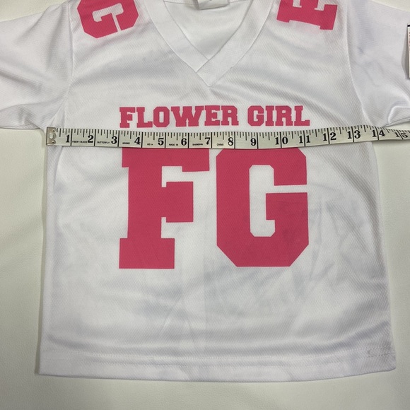 FOOTBALL JERSEY FLOWER GIRL from David’s Bridal size S - Picture 10 of 12
